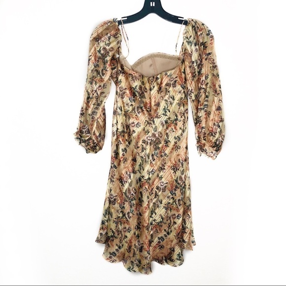 Haute Hippie My Amour Floral-Print Silk Dress - Picture 5 of 6